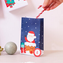 Yes-Online Diy Advent Calendar Fill Your Own Gift Bags Christmas Count Down Personalised - thumbnail 3