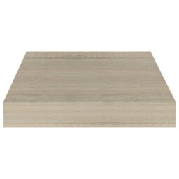 Berkfield Floating Wall Shelves 4 Pcs Oak 23X23.5X3.8 Cm Mdf - thumbnail 5