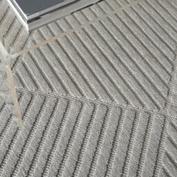 Ligth Grey Outdoor Rug, Optical/ (3D) Abstract Stain-Resistant Rug For Patio Decks, Modern Outdoor Area Rug-239Cm X 300Cm - thumbnail 5