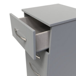 Heddon 5 Drawer Tallboy In Dusk Grey (Ready Assembled) - thumbnail 5