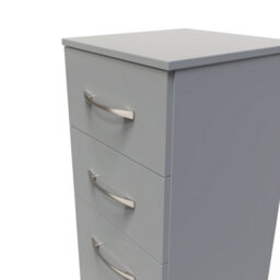 Heddon 5 Drawer Tallboy In Dusk Grey (Ready Assembled) - thumbnail 4