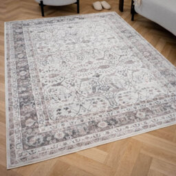 The Rugs Montana Grey Traditional Area Rug And Runner Soft Durable Pet Friendly Easy To Clean Living Room Bedroom 4070Gy - thumbnail 2