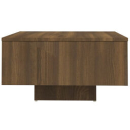 Berkfield Coffee Table Brown Oak 60X60X31.5 Cm Engineered Wood - thumbnail 4