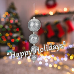 Christmas Bauble Decoration Hanging Tree Ornament 4 31X9. 2X9. Silver - thumbnail 4