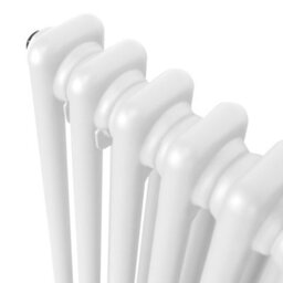 MonsterShop Traditional 2 Column Radiator - 600 X 1192 mm - White - thumbnail 8