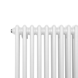 MonsterShop Traditional 2 Column Radiator - 600 X 1192 mm - White - thumbnail 3