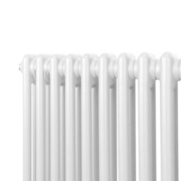 MonsterShop Traditional 2 Column Radiator - 600 X 1192 mm - White - thumbnail 7