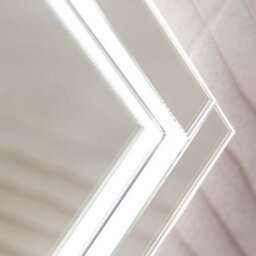 Plum&clay Mythos Led Illuminated Bathroom Mirror With Demister (H)600mm (W)800mm - thumbnail 6