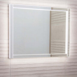 Plum&clay Mythos Led Illuminated Bathroom Mirror With Demister (H)600mm (W)800mm - thumbnail 2