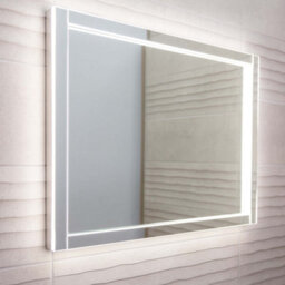 Plum&clay Mythos Led Illuminated Bathroom Mirror With Demister (H)600mm (W)800mm - thumbnail 3