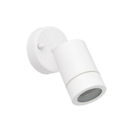 Luminosa Lighting Luminosa Palin Outdoor Spotlight Gloss White, Glass Ip44, Gu10 - thumbnail 2