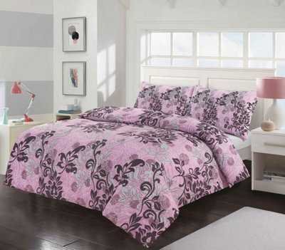 Kampala Hill Amelia Lilac King Duvet Cover Set - image 1