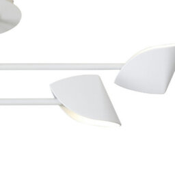 Luminosa Lighting Luminosa Capuccina Small 4 Light Semi Flush, 30W Led, 3000K, 2100Lm, White, 3Yrs Warranty - thumbnail 5