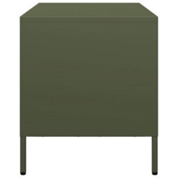 Berkfield Industrial Tv Cabinet Olive Green 68X39X43.5 Cm Cold-Rolled Steel - thumbnail 6