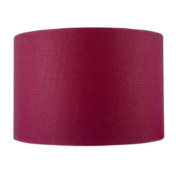 Happy Homewares Modern Chic Chrysanthemum Textured Linen Fabric Circular Lamp Shade - thumbnail 5
