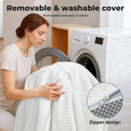 Lavio Memory Foam Mattress Topper Cooling Small Double Pressure Relief - thumbnail 8