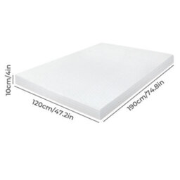 Lavio Memory Foam Mattress Topper Cooling Small Double Pressure Relief - thumbnail 4
