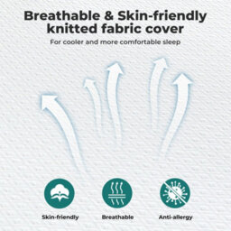Lavio Memory Foam Mattress Topper Cooling Small Double Pressure Relief - thumbnail 7