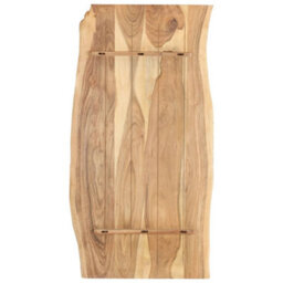 Vidaxl Table Top Solid Acacia Wood 118X(50-60)X2.5 Cm Table Tops - thumbnail 2