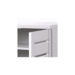 Timber Art Design 5 Tier Shoe Storage Cabinet 3 Door Cupboard Stand Rack Unit White - thumbnail 5
