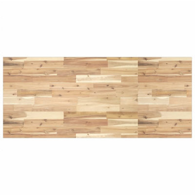 Berkfield Desk Top Untreated 120X60X2 Cm Solid Wood Acacia - image 1