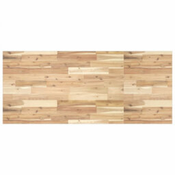 Berkfield Desk Top Untreated 120X60X2 Cm Solid Wood Acacia - thumbnail 1