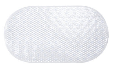 Sabichi Oval Pvc Shower Mat - Clear - 70Cm X 40Cm - image 1