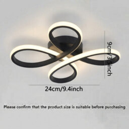 Four-Flower Anthracite Led Ceiling Light Chandelier Pendant Lamp - thumbnail 2