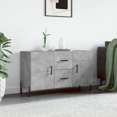 Vidaxl Sideboard Concrete Grey 100X36X60 Cm Engineered Wood - image 1