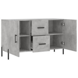 Vidaxl Sideboard Concrete Grey 100X36X60 Cm Engineered Wood - thumbnail 5