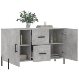 Vidaxl Sideboard Concrete Grey 100X36X60 Cm Engineered Wood - thumbnail 4