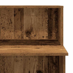 Berkfield Reception Desk Old Wood 100X50X103.5 Cm Engineered Wood - thumbnail 8