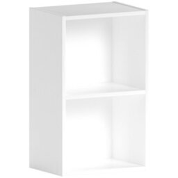 Lassic Vida Designs Oxford White 2 Tier Cube Bookcase Freestanding Shelving Unit (H)540mm (W)320mm (D)240mm - thumbnail 7