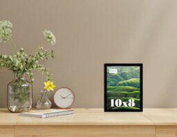 10X8 Black Picture Frame (25.4 X 20.3Cm) Poster, Photo, Artwork, Gallery Wall Or Print - thumbnail 2