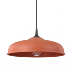 Sollux Lighting Gina Steel Red Ochre 1 Lights Minimalist Pendant Lamps - thumbnail 5