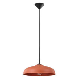 Sollux Lighting Gina Steel Red Ochre 1 Lights Minimalist Pendant Lamps
