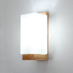 Wooden Wall Lights Indoor E27 Modern Minimalist Design Wall Lamp