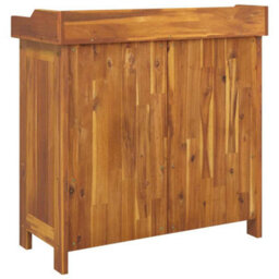 Walplus Garden Cabinet With Drawer With Storage Brown 78 X 36.5 X 78Cm - thumbnail 8