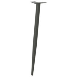 Berkfield Console Table Legs Conical Shape 4 Pcs Anthracite 72-73 Cm Steel - thumbnail 4