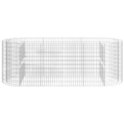 Berkfield Gabion Raised Bed Galvanised Iron 300X100X100 Cm - thumbnail 4
