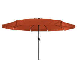 Berkfield Modern Garden Parasol Red, Black 395 X 395 X 245 Cm Polyester, Steel - thumbnail 4