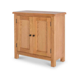 Surrey Oak Small 2 Door Cabinet - Fully Assembled By Roseland Furniture - thumbnail 5