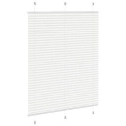 Berkfield Pleated Blind White 105X150 Cm Fabric Width 104.4 Cm Polyester - thumbnail 4