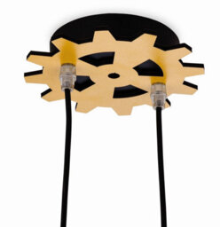 Luminosa Lighting Luminosa Bulldozer 2 Light Children Ceiling Pendant Multicolour, E14 - thumbnail 2
