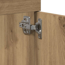Berkfield Practical Bathroom Sink Cabinet Artisan Oak 41X38.5X46 Cm Engineered Wood - thumbnail 8