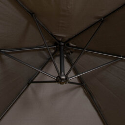 Samuel Alexander 3M Cantilever Parasol In Grey With Crank Handle For Patio Garden Banana Parasol With Uv Protection - thumbnail 7