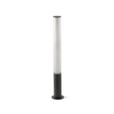 Luminosa Lighting Luminosa Tura 105Cm Outdoor Bollard Dark Grey Ip65 3000K