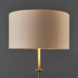 Valuelights Belmont Traditional Antique Brass Sconce Floor Lamp With Beige Gold Drum Shade - thumbnail 3