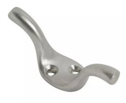 Cleat Hooks For Roman Corded Blinds Cleat Hook Figure Of 8 Hooks Cord Hooks - Satin Chrome Finish - thumbnail 2