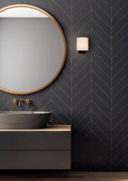 Lucide Jelte Modern Wall Light Bathroom 12Cm - 1Xg9 - Ip44 - Black - thumbnail 8